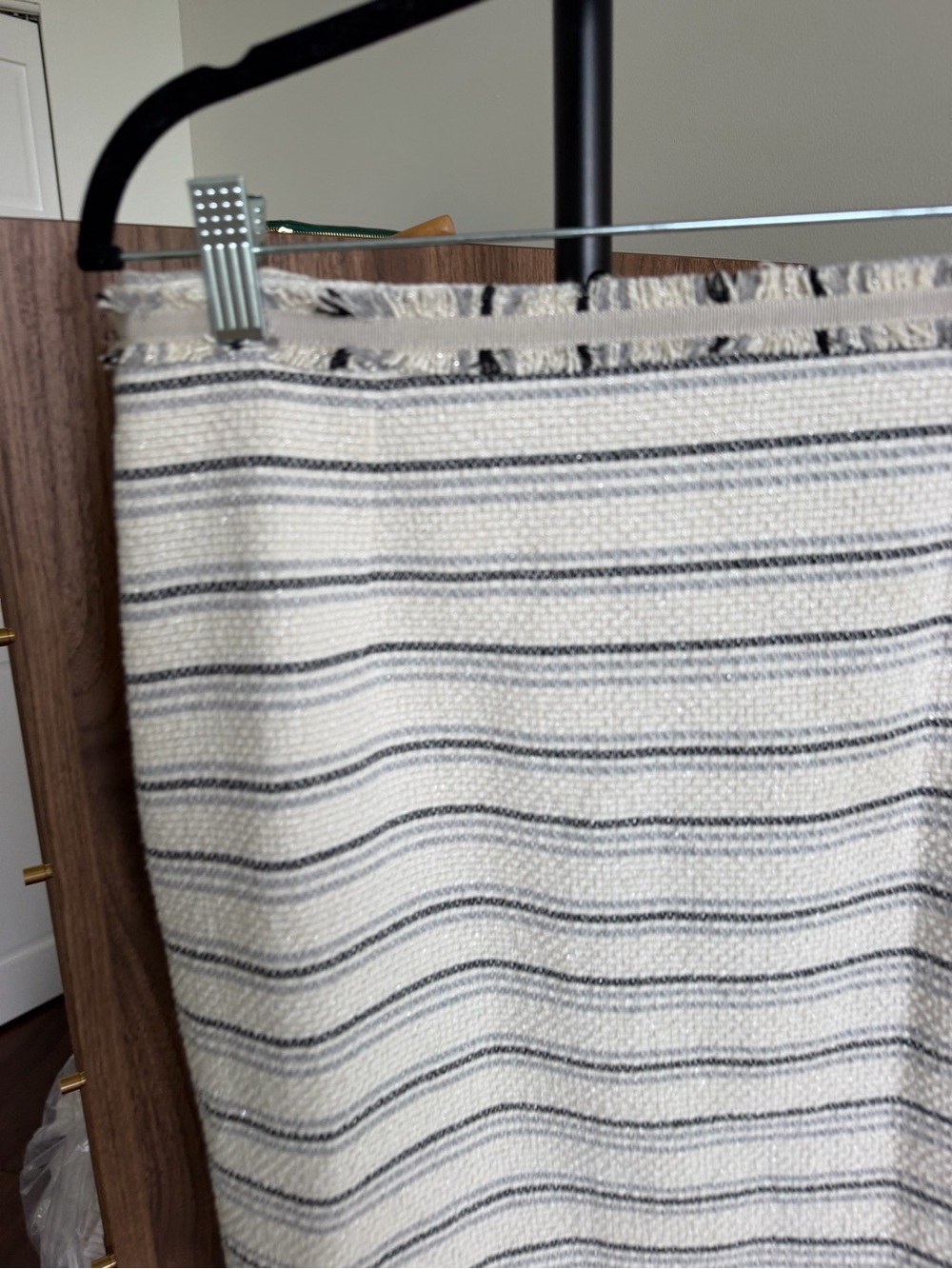 Weekend Max Mara Striped Tweed Pencil Skirt Size US 10 / EU 42 - Picture 11 of 12